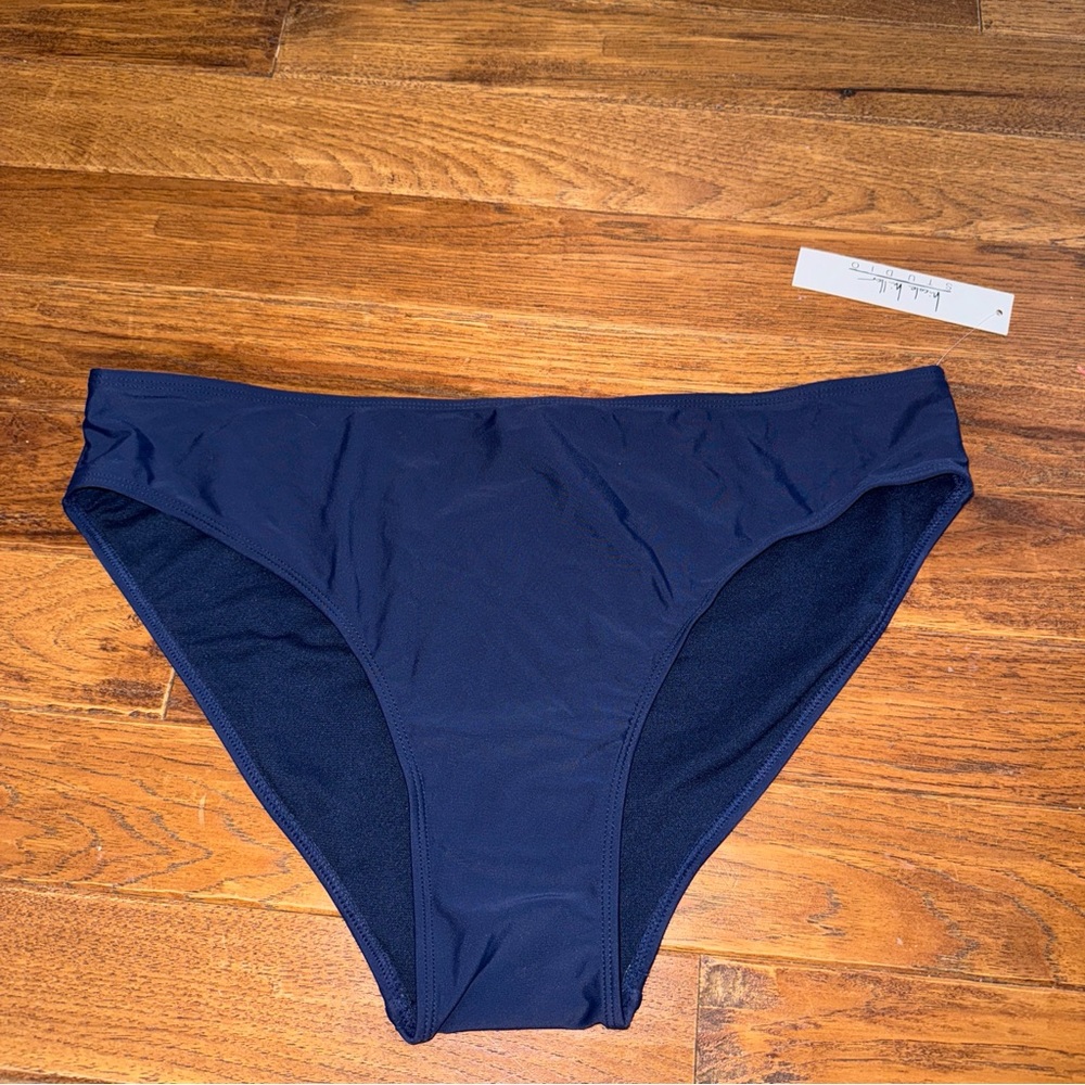 Nicole Miller‎ 2xl Navy Bikini Bottom NWT CP